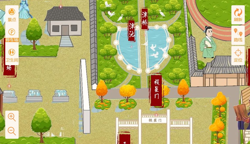 慈溪手绘地图景区语音讲解导览系统：智慧景区建设的基石